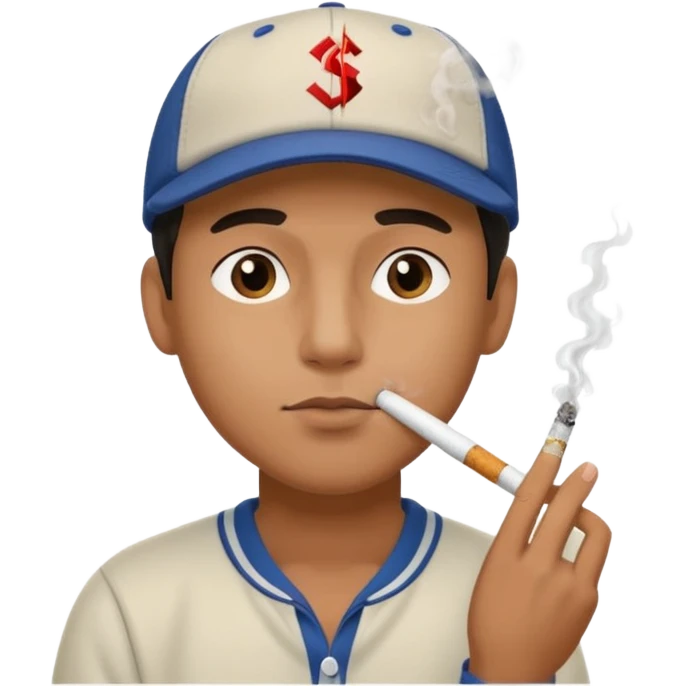 😁🧢🚬 emoji