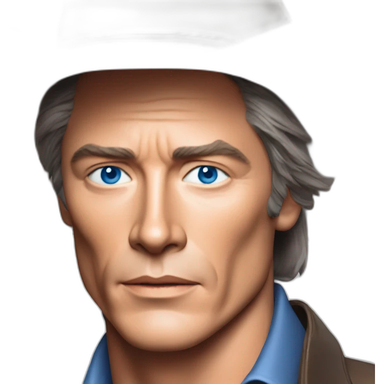 Alain delon blue eyes red hair cowboy emoji
