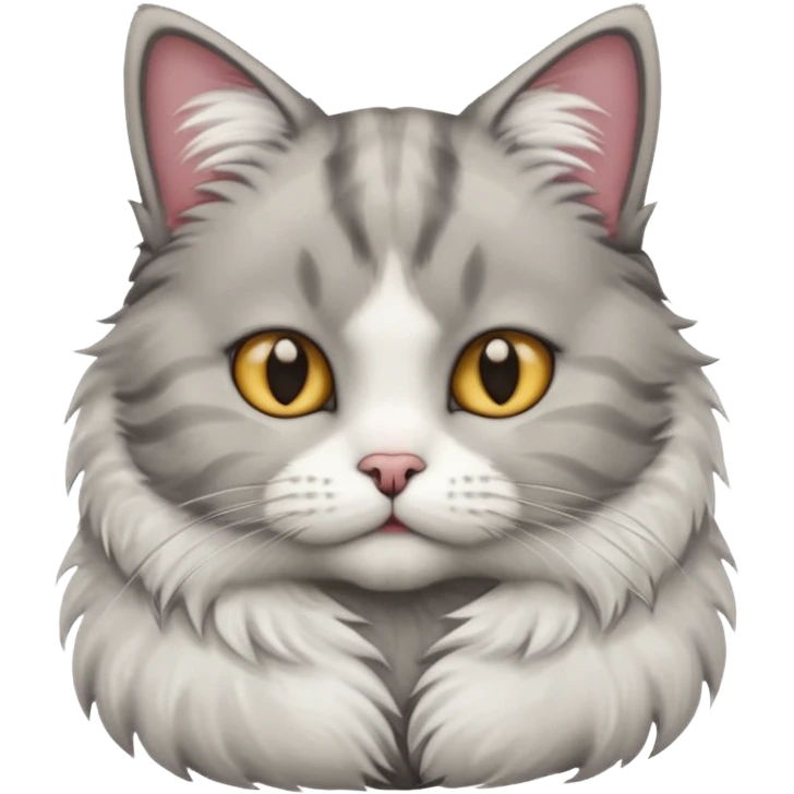 Cat holding chin emoji