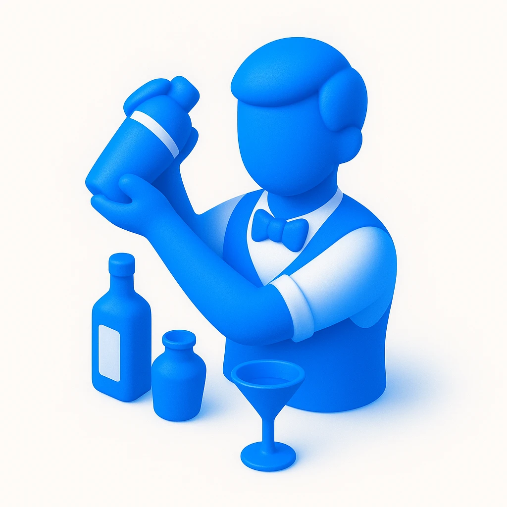 bartender mixing drinks emoji