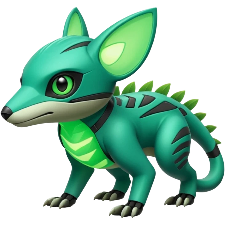  exotic tropical cyber-Sleuth-Loyd-Garmaddon-Litten-Linoone-Noibat-Fakémon-Pokémon-Vernid-creature emoji