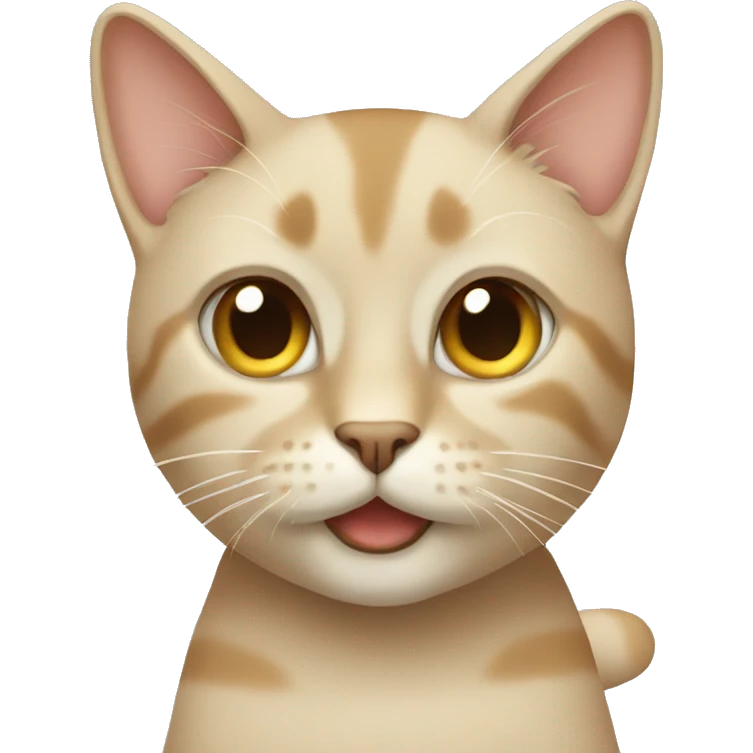 beige cat emoji