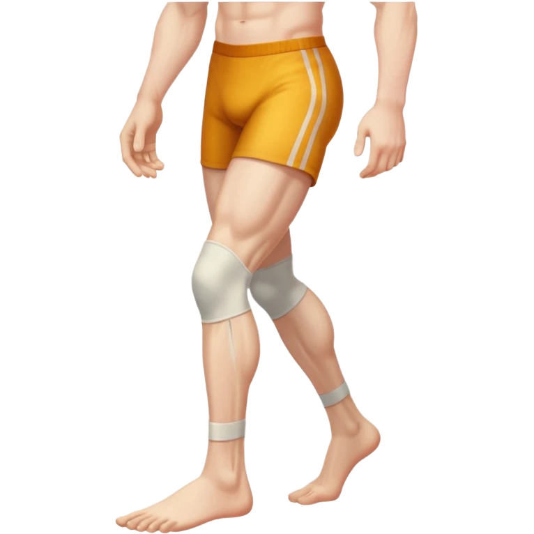 mans leg pale skin emoji