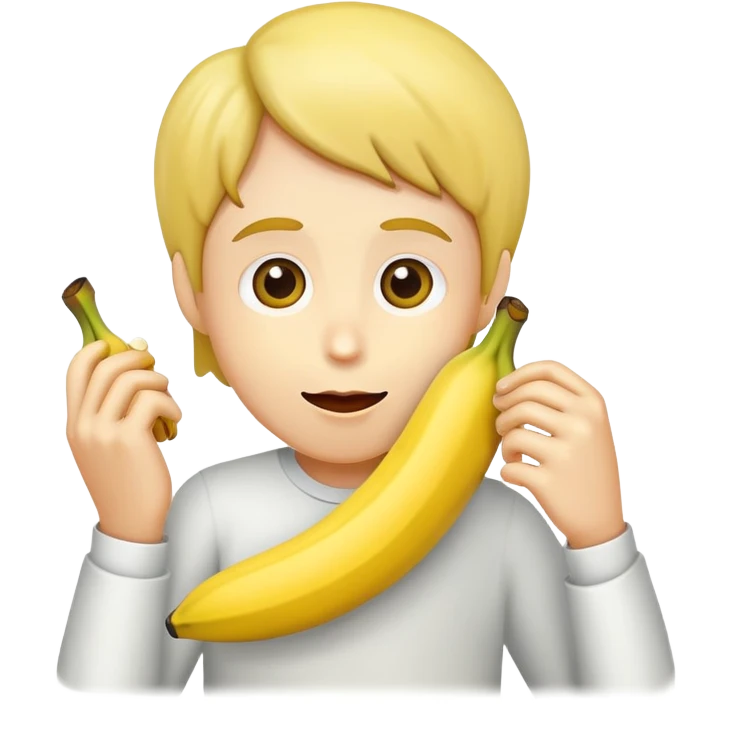 Eating banana  emoji