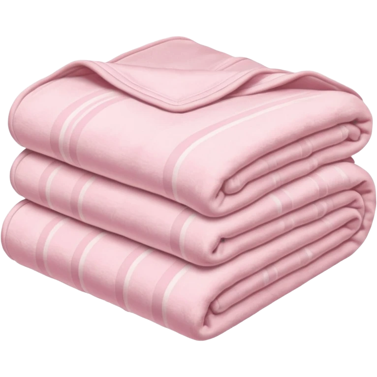 Light pink folded blanket emoji