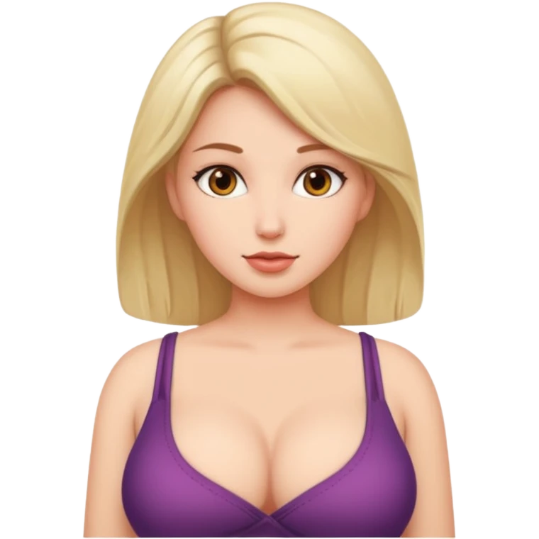 Woman with big breasts  emoji
