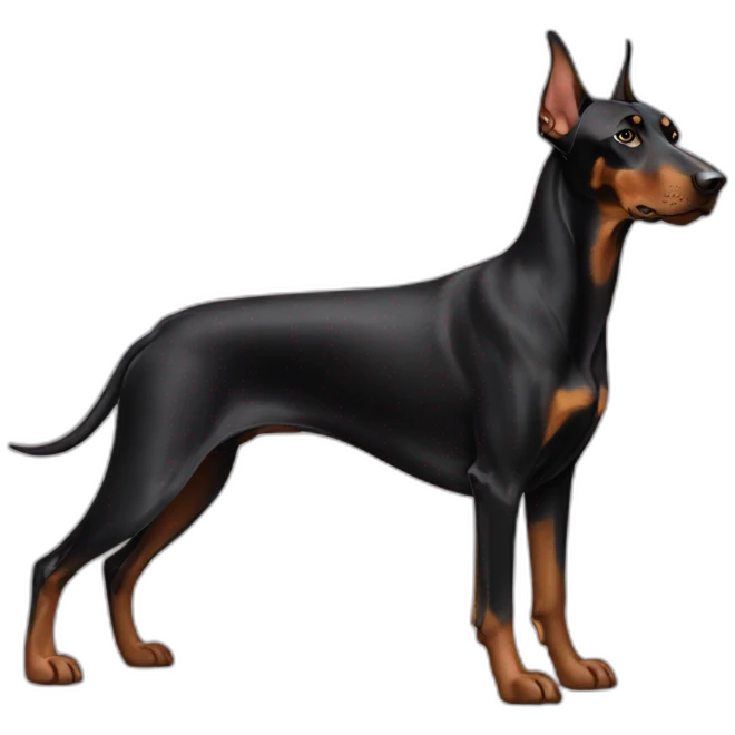 Two dobermans emoji
