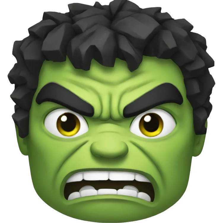Hulk angry emoji