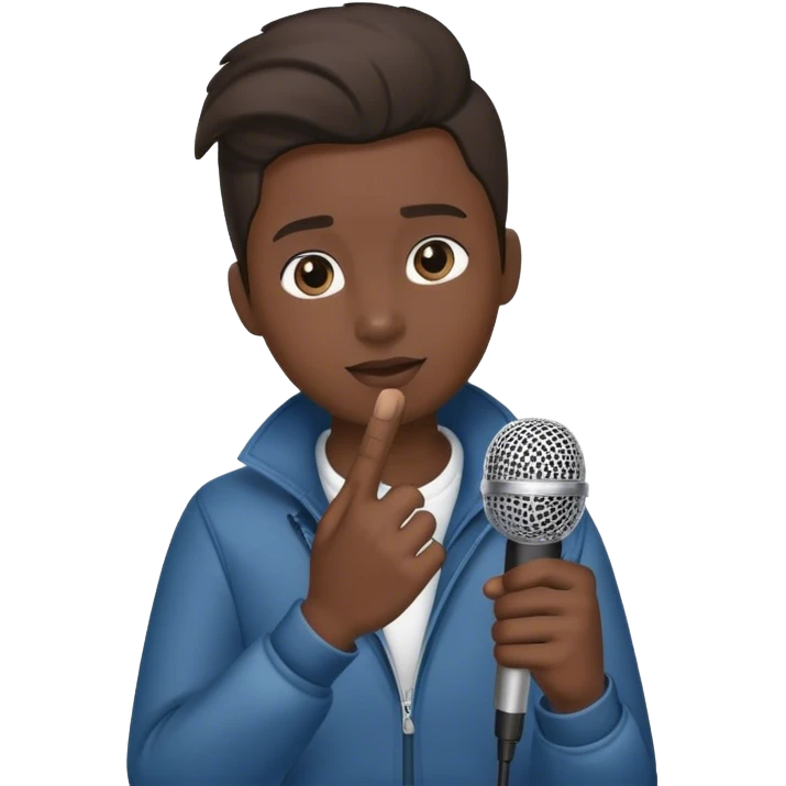 Mic drop emoji