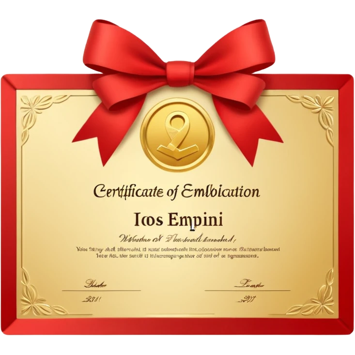 Certifé emoji