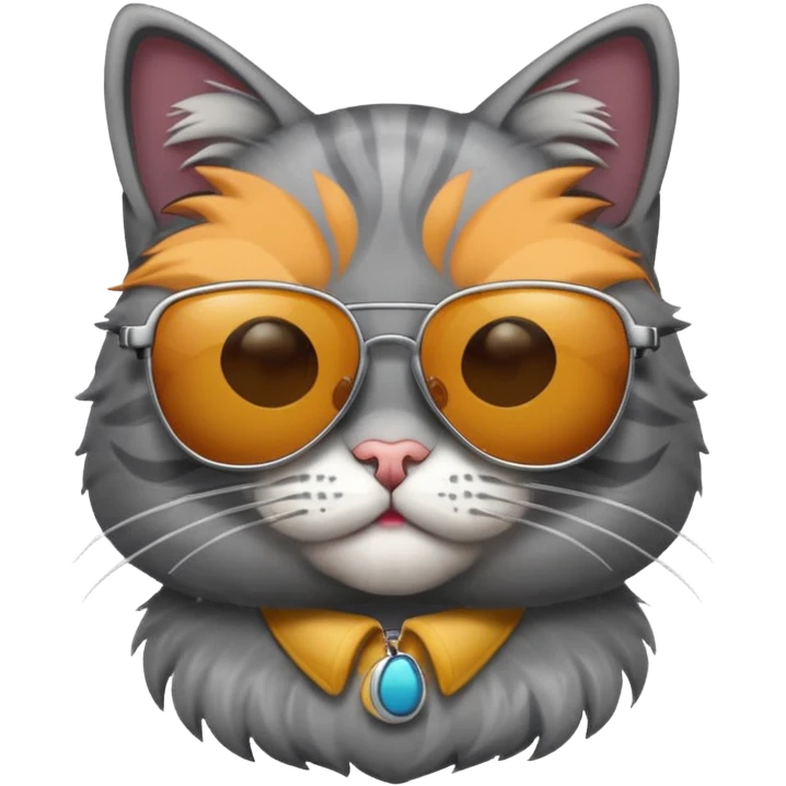 Cat wearing sunglasses emoji