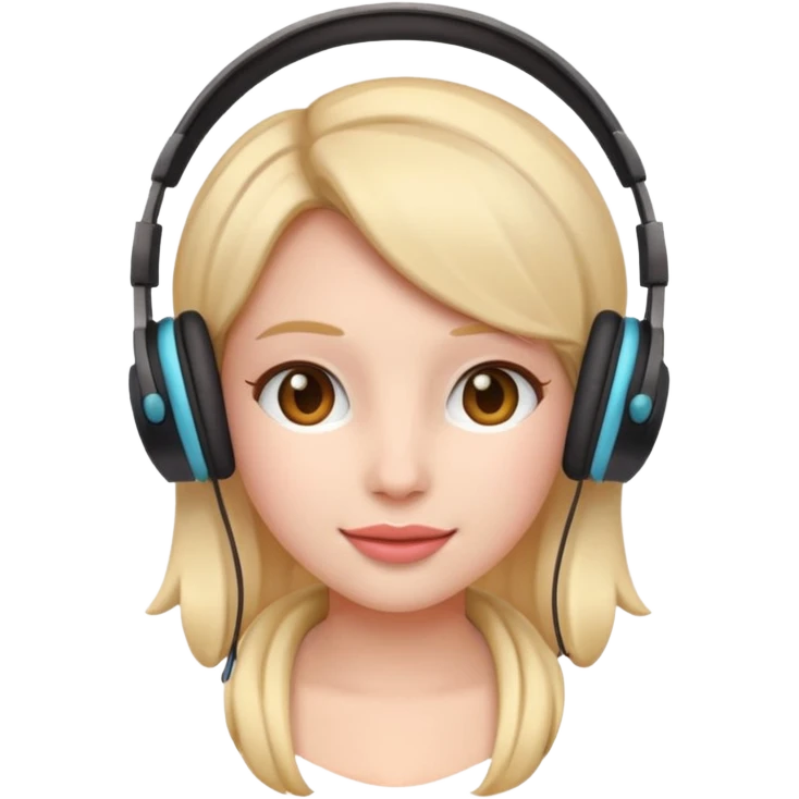 coquette emoji headphones emoji