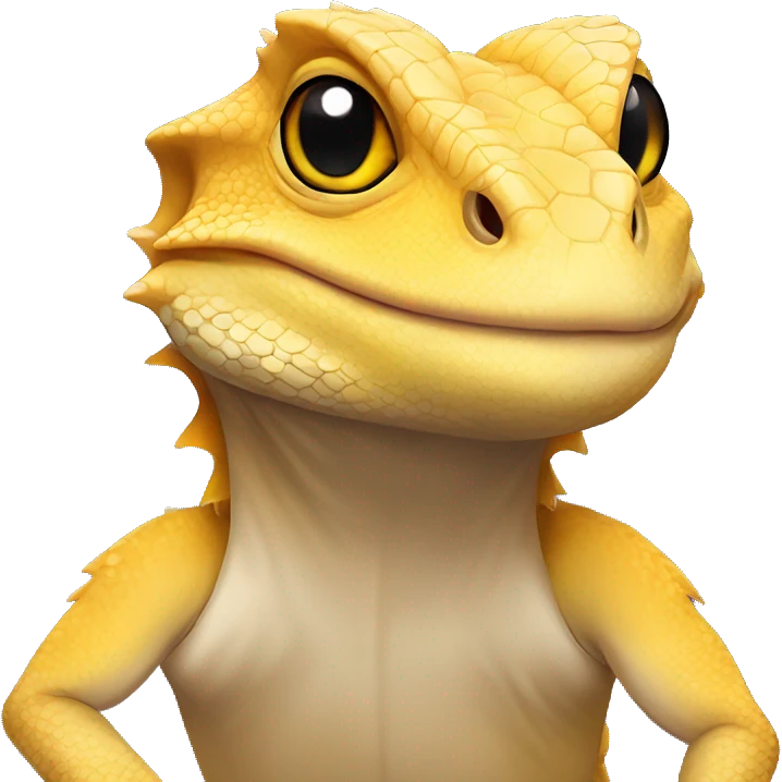 Yellow Bearded Dragon emoji