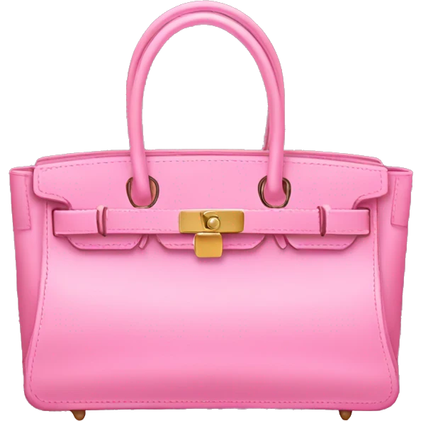 Pink Birkin bag  emoji