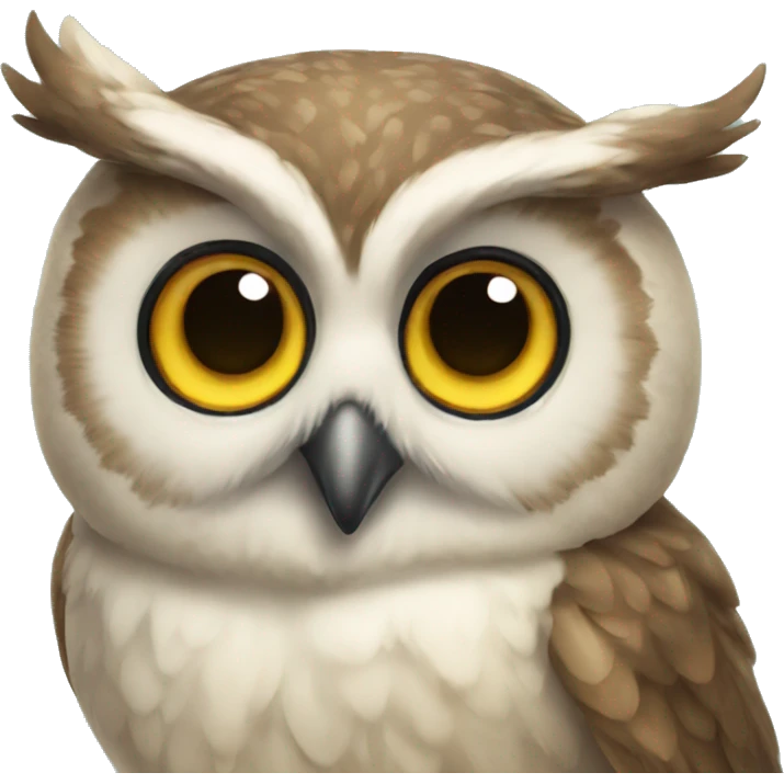 Pretty owl emoji