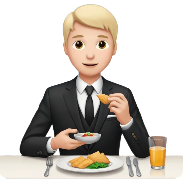 someone who eats in restaurants high above the city
 emoji