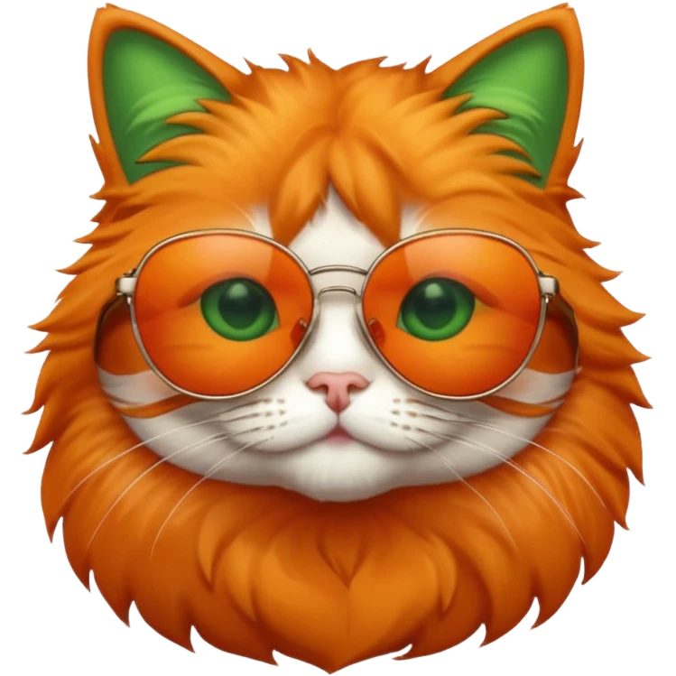 Cat wearing sunglasses emoji