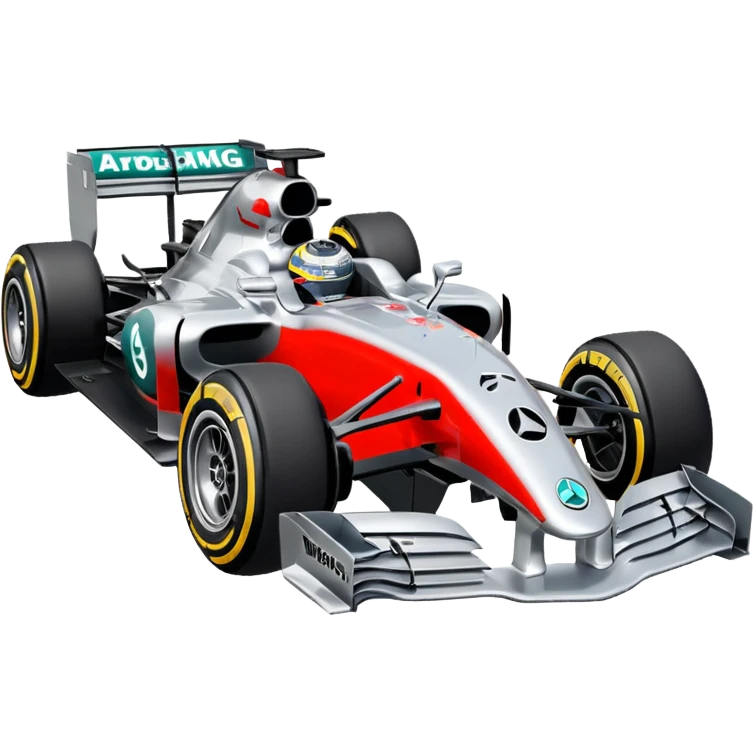F1 Mercedes AMG emoji