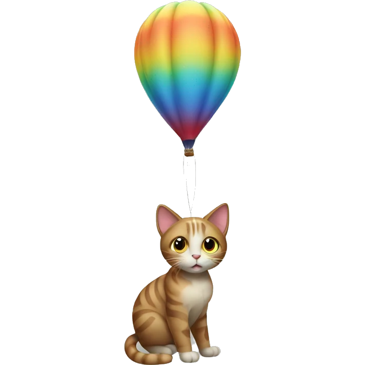 cat ın air baloon emoji