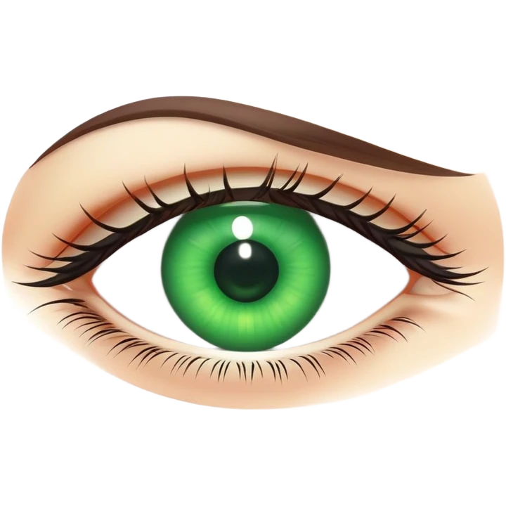 Green eyes  emoji