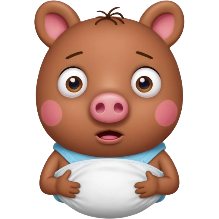 pepa pig kaka open snijd emoji