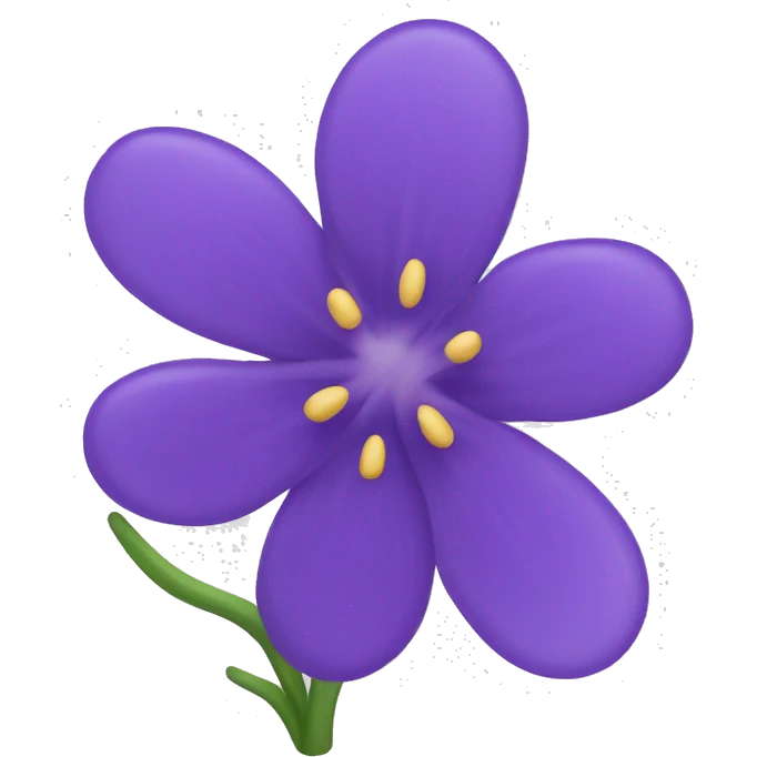lavendar flower emoji