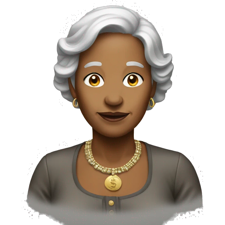 Woman old money emoji