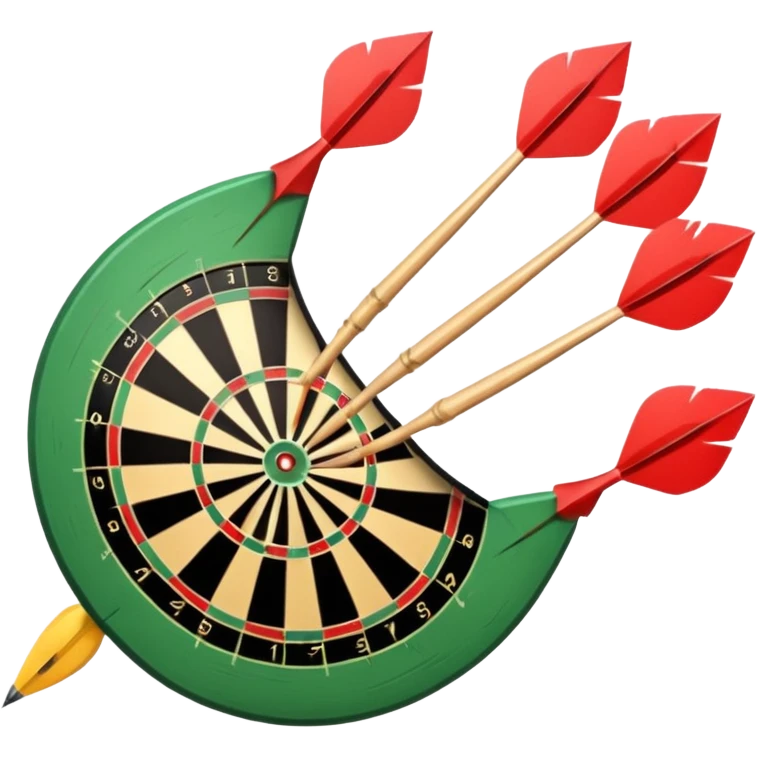 Darts arrows emoji
