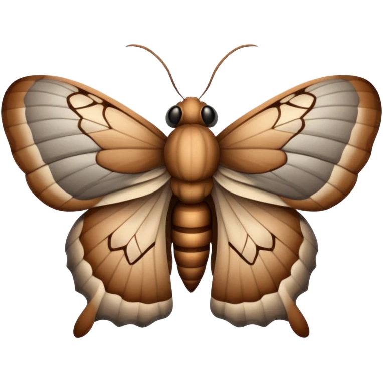 moth, different angle emoji