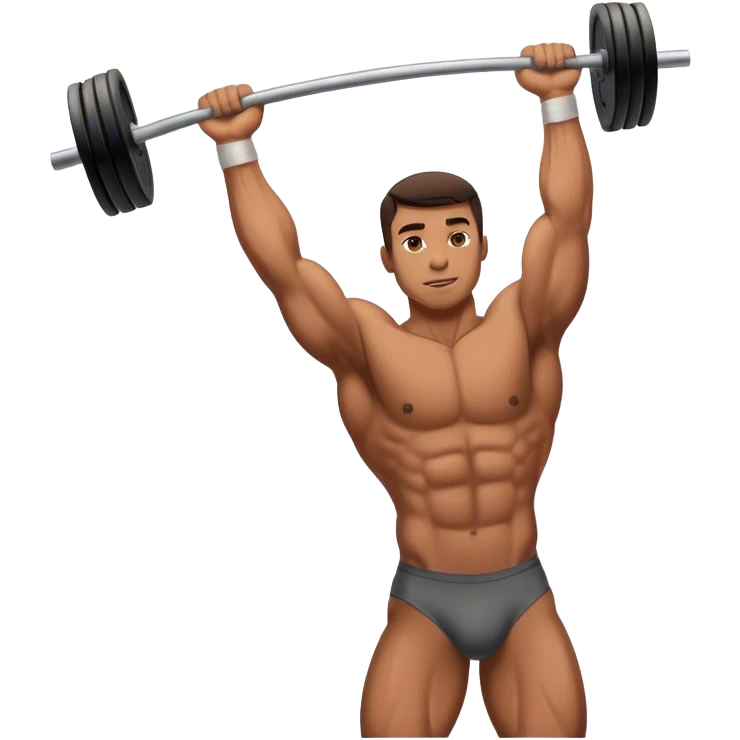 street workout man in Muscle-up emoji