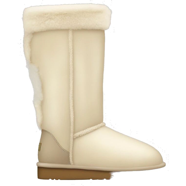Cream uggs emoji