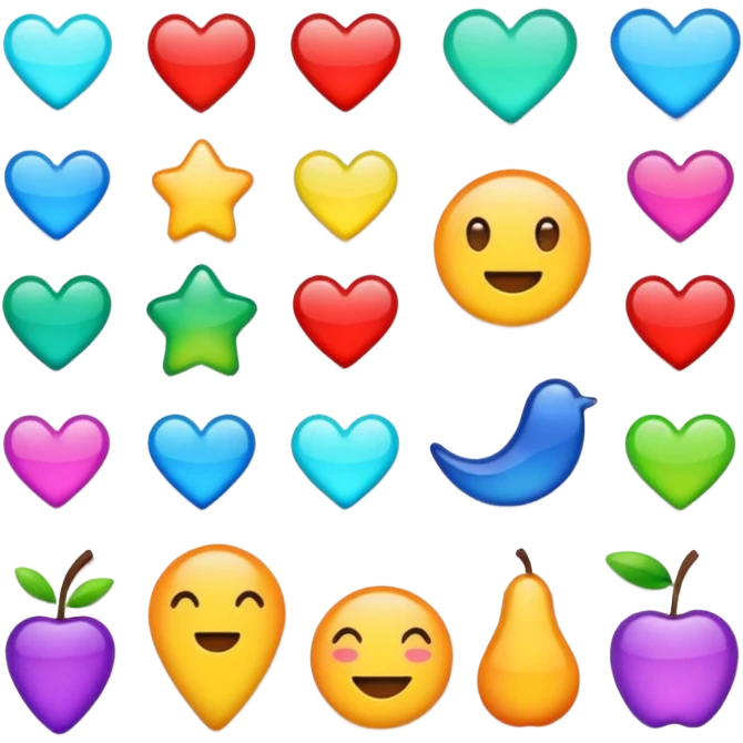 esthetic sticers emoji