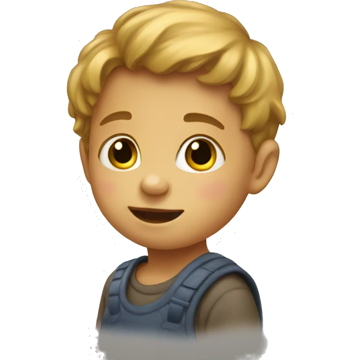 child draws emoji