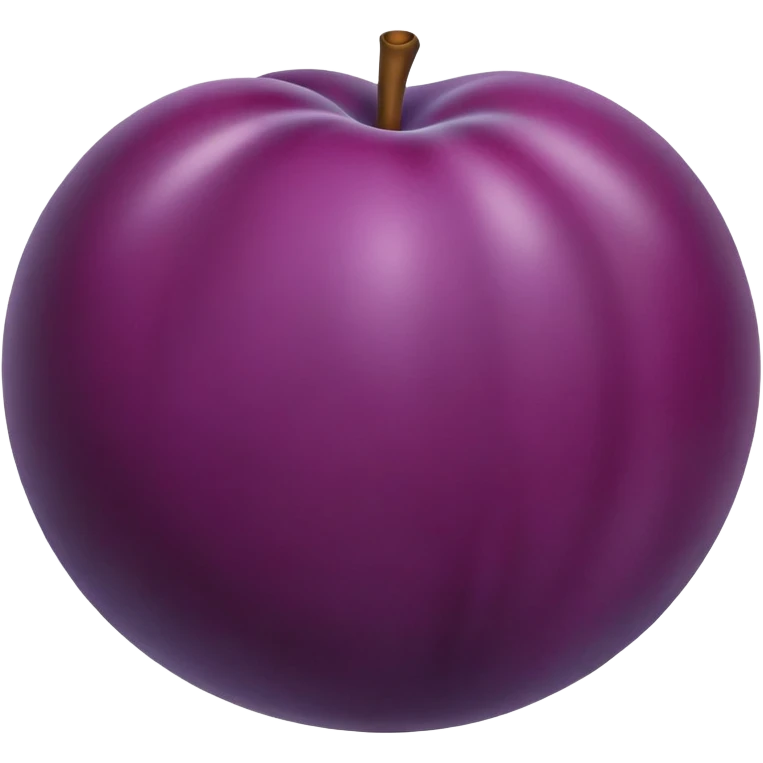 Plum emoji
