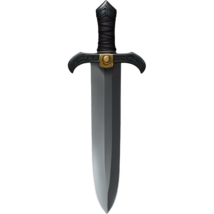 Black dagger emoji