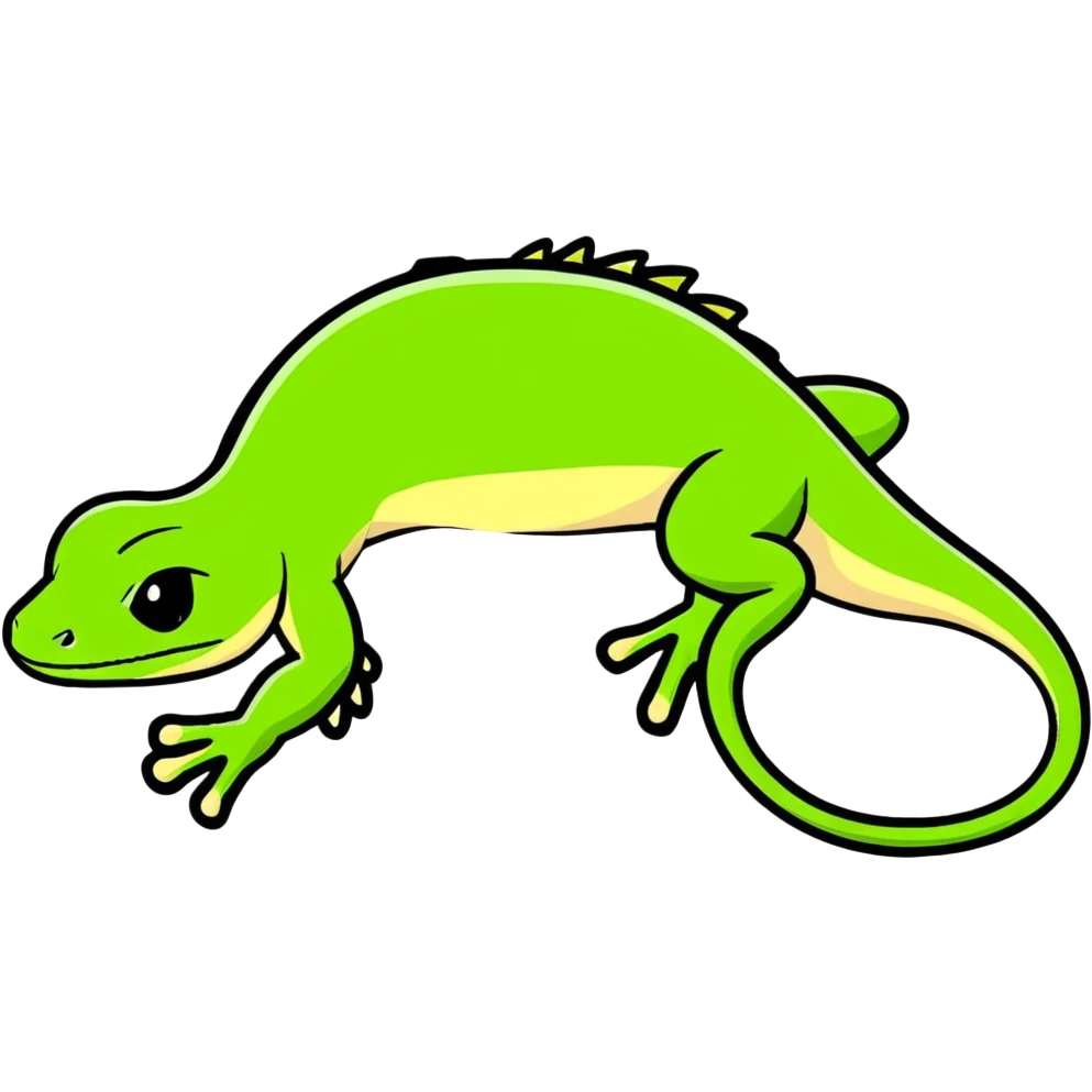 Lizards with feet on it ￼ emoji