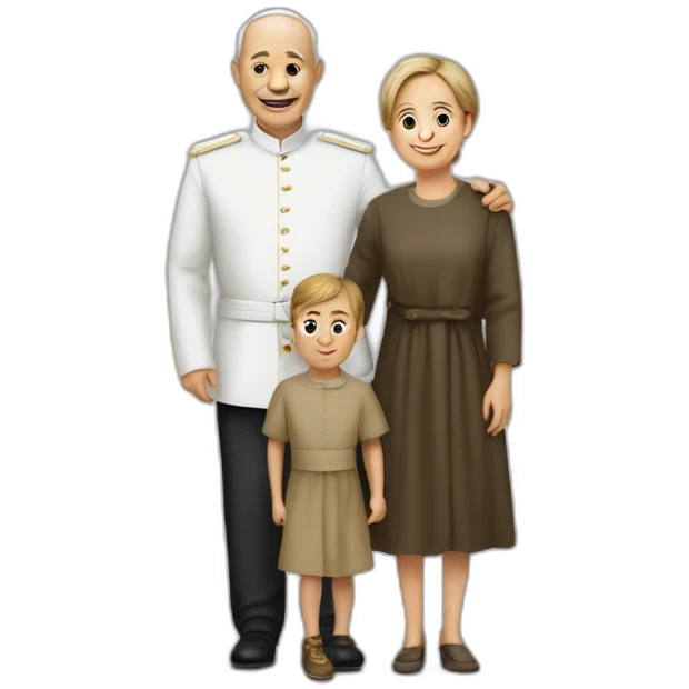 Pape françois avec un enfant  emoji