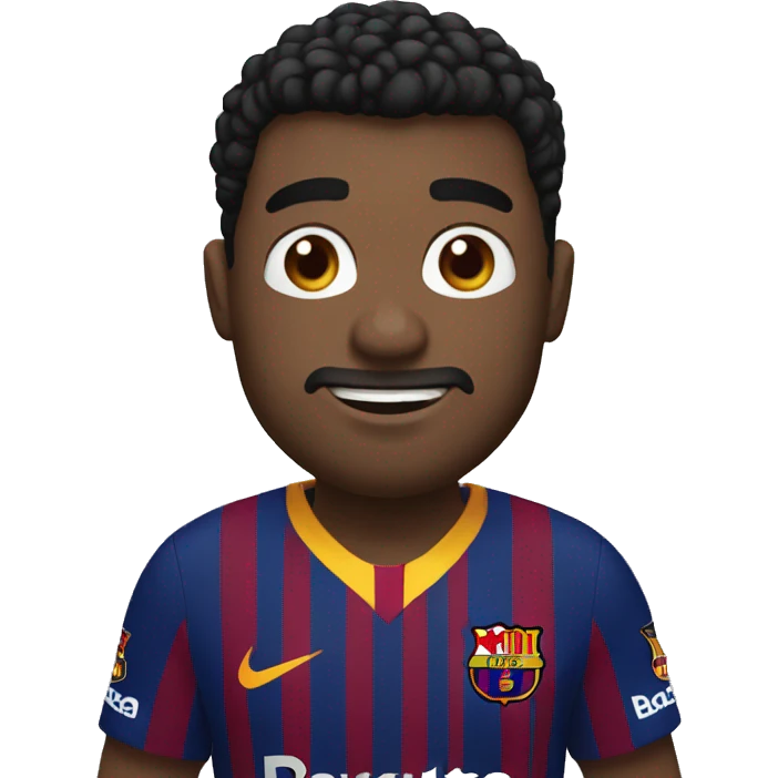 Person with barça emoji