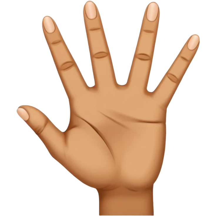 des doigt faisais le chiffre 2 et les autre doigt ferme  emoji