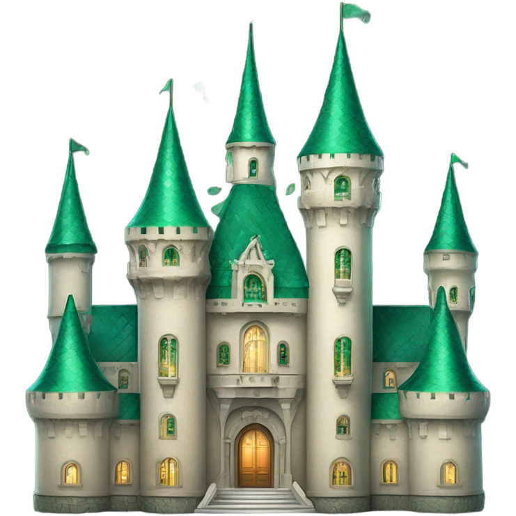 Emerald City castle emoji