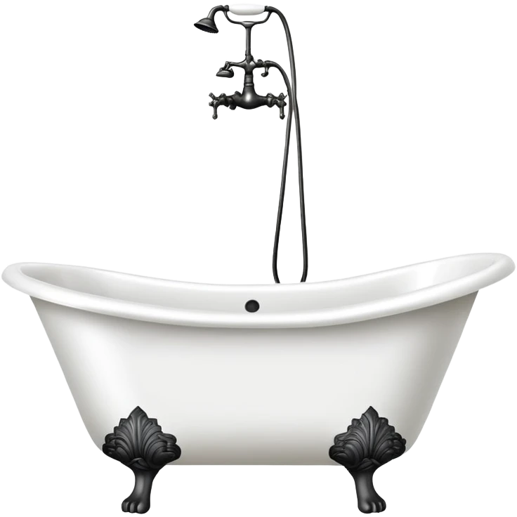 vintage bathtub emoji