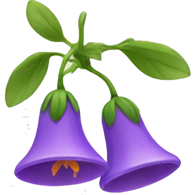 Bell flower emoji