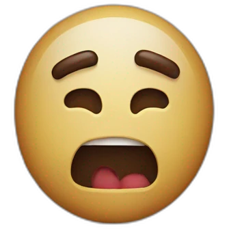 A phone was disturbing display emoji