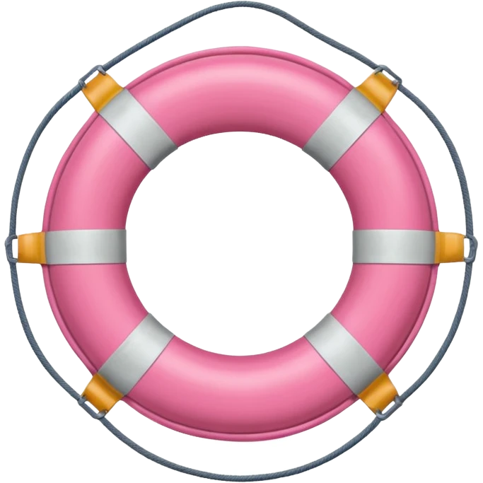  A pink Life preserver emoji