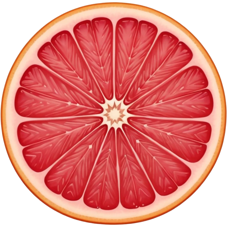 grapefuit and a slice emoji