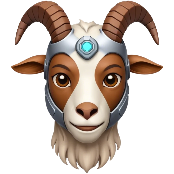 Cybernetic Goat(Ram) man emoji