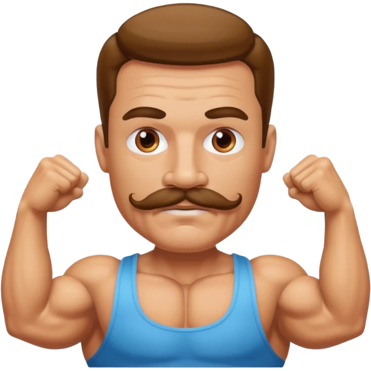 cbum mr olympia with mustache emoji