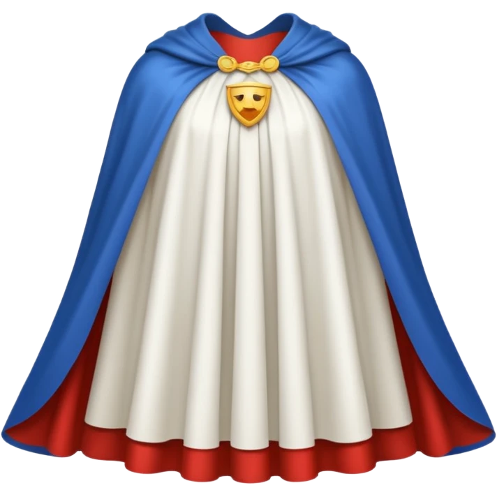 capeshoulder white cape emoji
