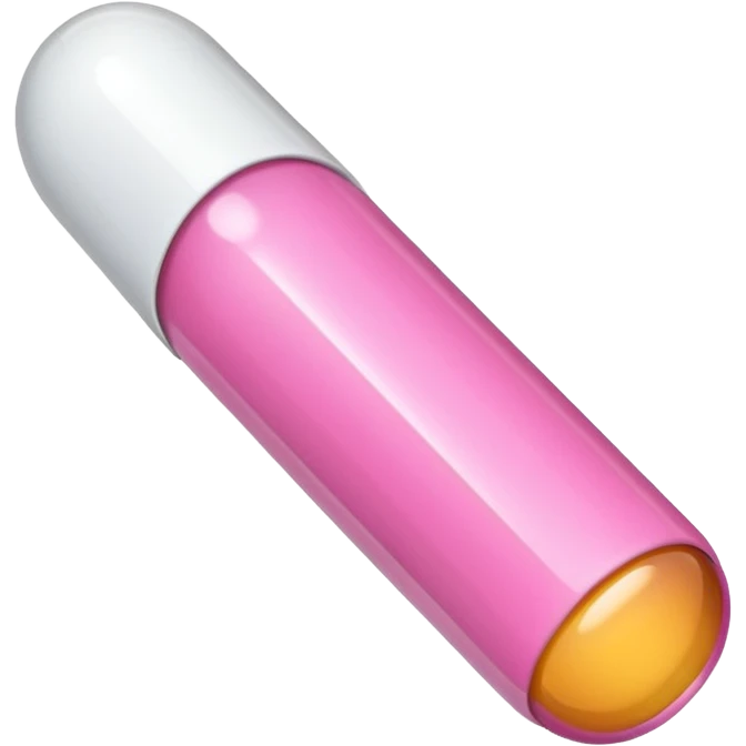 pink and white capsule emoji