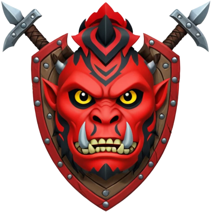 orc war banner emblem emoji
